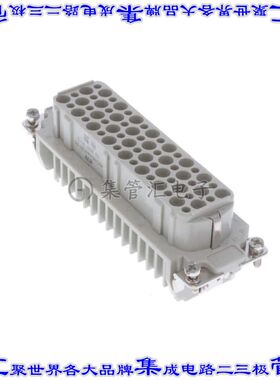 T2021282201-000 连接器64+接地无触头嵌件母头压接