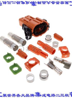 YH800-2P-180-50M-A 矩形连接器2POS插头23mm公引脚橙色压接自由