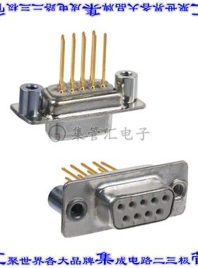 172-009-243R021 连接器9POS插座母插口2排D-Sub面板安装通孔