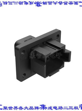 AT04-08PB-L012 矩形连接器外壳8POS插座2排公形引脚黑色面板安装