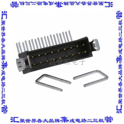 M80-8511842 针座连接器18POS接头2排2mm公形插针通孔直角镀金