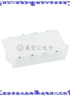 641967-1 针座连接器4POS接头6.35mm公形插针通孔直针锡
