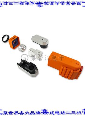 YHVP1100-1P-90-A-0 矩形连接器外壳1POS插头公形引脚橙色自由悬