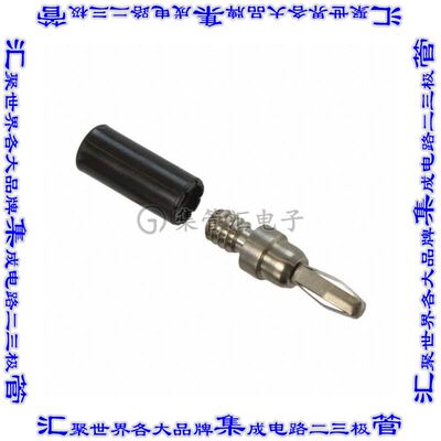 108-1003-001 接插件连接器CONN BANANA PLUG MINI SLDR BLACK