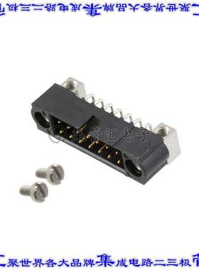 M80-5401442 针座连接器14POS接头2排2mm公形插针通孔直角镀金