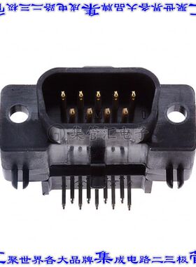 745001-3 连接器9POS插头公引脚2排D-Sub通孔直角
