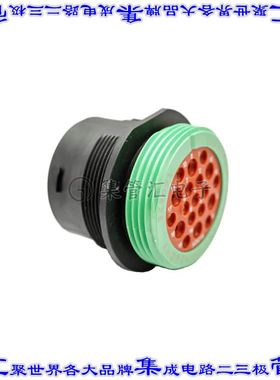 AHDP04-24-19SN-WTA 圆形连接器19POS插座外壳用于母插口黑色面板