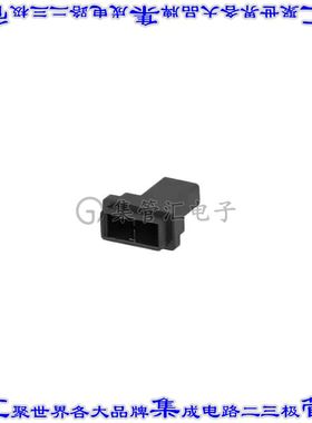 1-929180-1 针座连接器6POS插头2排5mm公形插针通孔直针锡