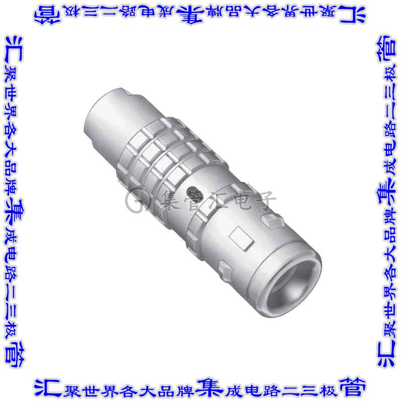 FGG.1K.304.CLAC60Z 圆形连接器4POS插头公引脚焊杯镀金自由悬挂