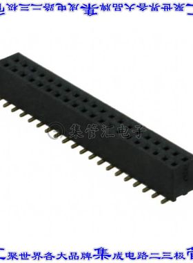 M50-3122045 针座连接器40POS插座2排1.27mm母形插口表贴SMD镀金