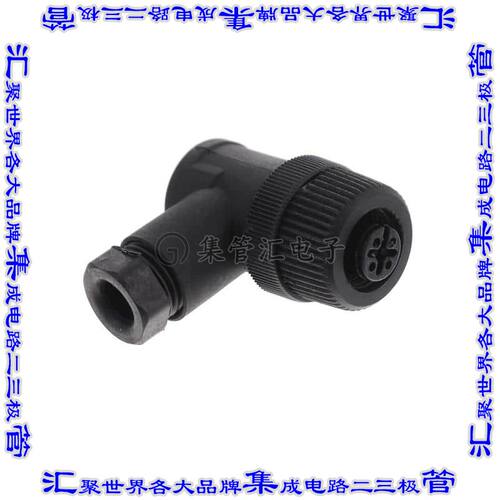 CNF12-R4SP0-PP7 圆形连接器4POS插头母插口螺钉镀金自由悬挂直角