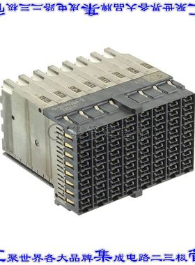 2198264-2 背板连接器128POS插座母插口8排4.5mm板边缘通孔直角黑