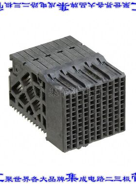 1703401020 背板连接器120POS插座母插口12排板边缘通孔直角灰色