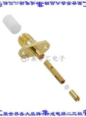 132253 同轴连接器SMA插孔母形插口焊接50欧姆面板安装