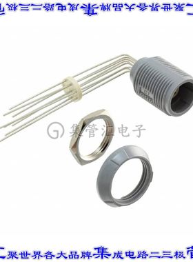 PLB3G820008 圆形连接器8POS插座母插口焊接镀金面板安装通孔直角