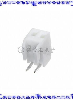 PCE-B-02 针座连接器2POS插座2.54mm母形插口板边缘锡