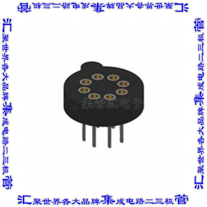 4590 连接器IC插座晶体管TO-5插口3(圆形)位置锡底座安装