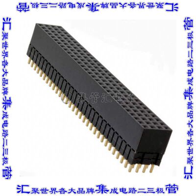 M22-6013005 背板连接器120POS非叠通式4排2mm通孔黑色