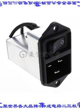 EC12.1201.001 电源接入连接器3POS插座公插片模块IEC320-C20面板