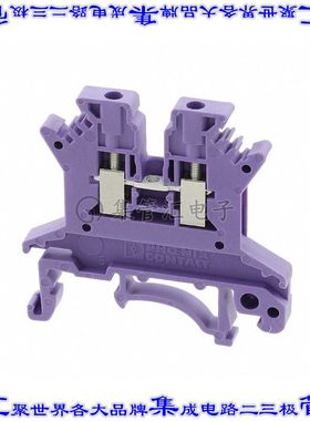 3005841 端子块连接器2POS馈通式4.2mm紫色14-30AWG