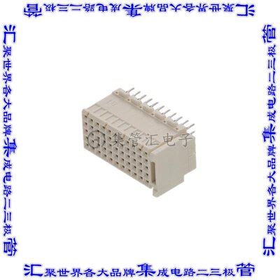 104704 接插件连接器2MM HM C 55POS F VERT 3.7MM