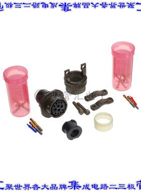 MS3121F14-12S 圆形连接器12POS插座母插口压接镀金自由悬挂