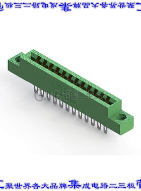 306-012-500-104 卡边缘连接器24POS母头2排3.96mm绿色镀金