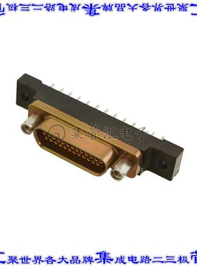 MDM-25SBSP 连接器25POS插座母插口2排D-TYPE型面板安装通孔