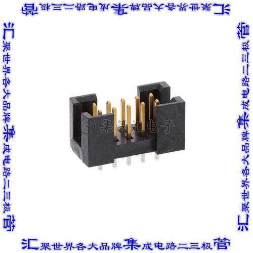TSSH-105-01-S-D 针座连接器10POS接头2排2.54mm公形插针通孔直针
