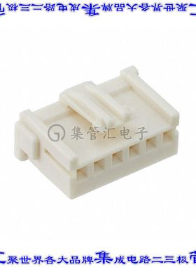5-917690-1 矩形连接器外壳6POS插头2.5mm母形插口天然色自由悬挂
