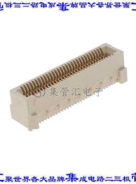 HSEC8-130-03-S-DV-A-K-TR 卡边缘连接器60POS母头2排0.8mm黑色镀