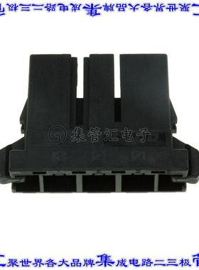 2-1747276-3 矩形连接器外壳3POS插座母形插口黑色自由悬挂