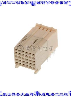 89047-112LF 背板连接器30POS插座母插口5排2mm板边缘通孔直角天