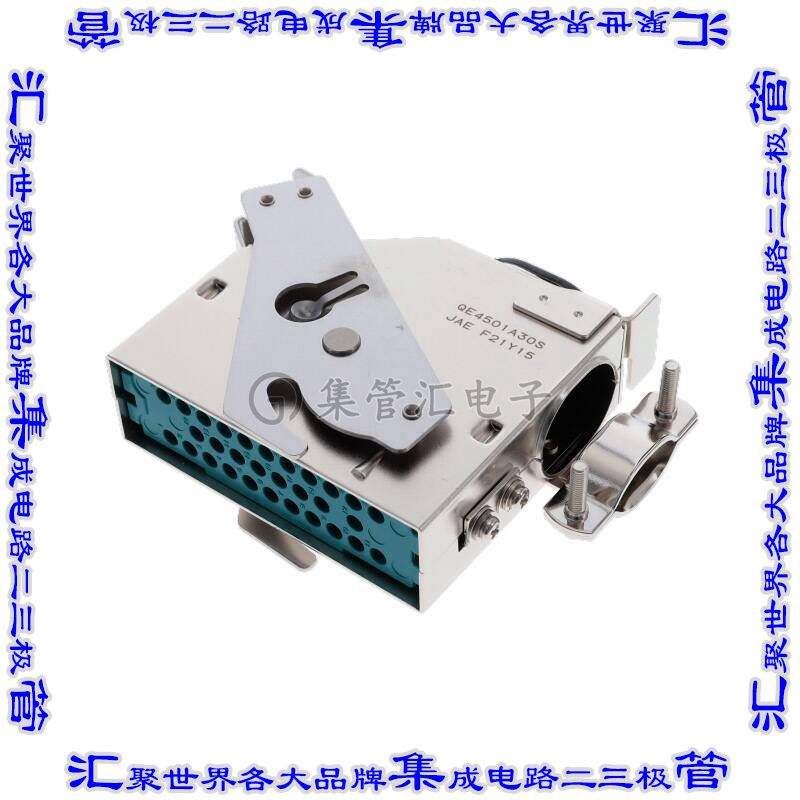 QE4501A30S-F0 矩形连接器外壳30POS插头3排母形插口绿色自由悬挂