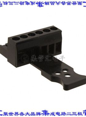 ELFP0621P0 端子块连接器6POS插头母插口5.08mm黑色自由悬挂