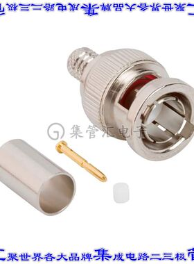 031-70572-12G 同轴连接器BNC插头公引脚压接75欧姆自由悬挂