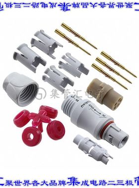 JMXFH1G05MCUDSU 圆形连接器5POS插头公引脚压接镀金自由悬挂