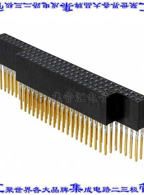 1375795-4 背板连接器104POS叠通式4排2.54mm通孔黑色