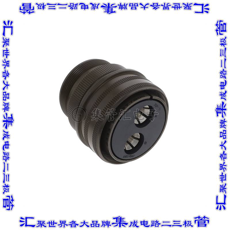 MS3106A32-5S 圆形连接器2POS插头母插口焊杯银自由悬挂