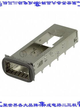 2170752-2 插拔式连接器机架ZQSFP+通孔直角压配