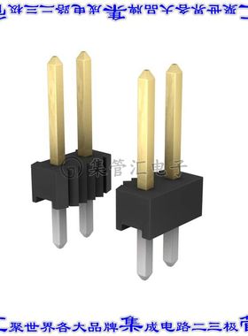 1-104433-3 针座连接器26POS分离式2排2.54mm公形插针通孔直针镀