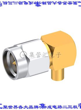 R125153002 同轴连接器SMA插头公引脚焊接50欧姆自由悬挂直角
