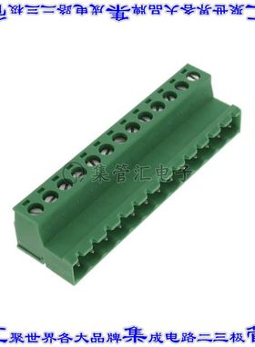 1786284 端子块连接器13POS插头公引脚5.08mm绿色自由悬挂