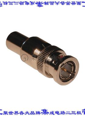 031-70534 同轴连接器BNC插头公引脚压接75欧姆自由悬挂