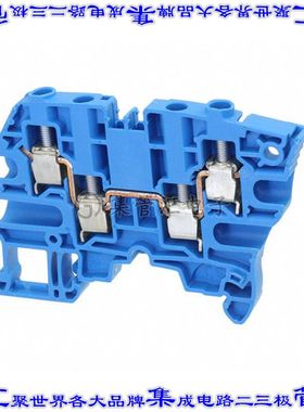 1SNK506022R0000 端子块连接器4POS馈通式6.0mm蓝色10-24AWG