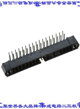 M80-5L13442MC 针座连接器34POS接头2排2mm公形插针通孔直角镀金