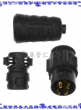 EN3L4FX 圆形连接器4POS插座母插口焊杯镀金自由悬挂