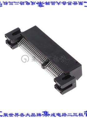 10025026-10101TLF 卡边缘连接器64POS母头2排1mm黑色镀金