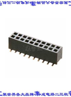M50-3121145 针座连接器22POS插座2排1.27mm母形插口表贴SMD镀金