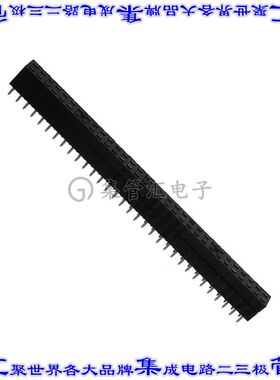 68683-332LF 针座连接器64POS插座2排2.54mm母形插口通孔直针镀金